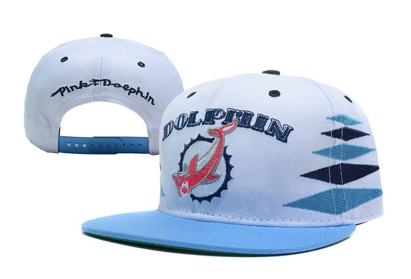 Pink Dolphin Snapback Hat NU027